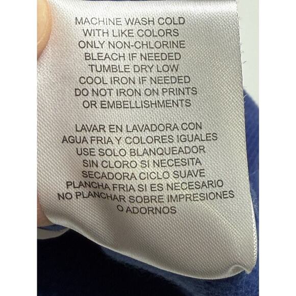 Starter NEW YORK GIANTS Fleece Hoodie Full-Zip Hooded Sweatshirt Size Medium - Picture 10 of 11